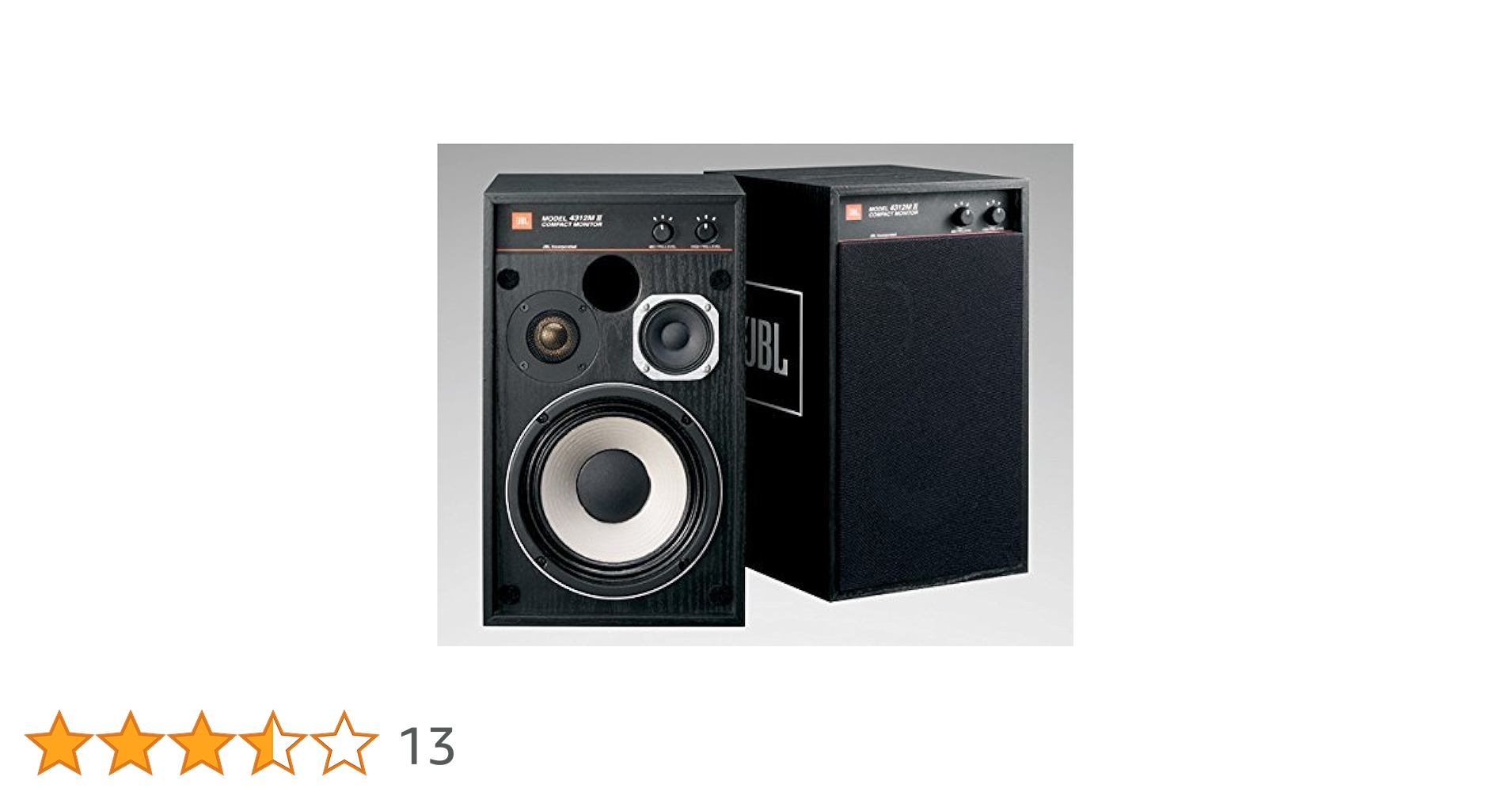 JBL 4312M II 133mm 3ウェイ コンパクトモニター Amazon | JBL 4312M2 BK 13.3cm 3ウェイ コンパクトモニター